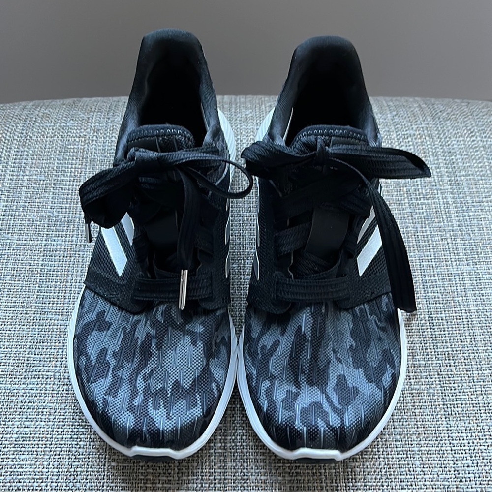 Adidas Edge Lux Sneaker Black Gray Camo 5.5